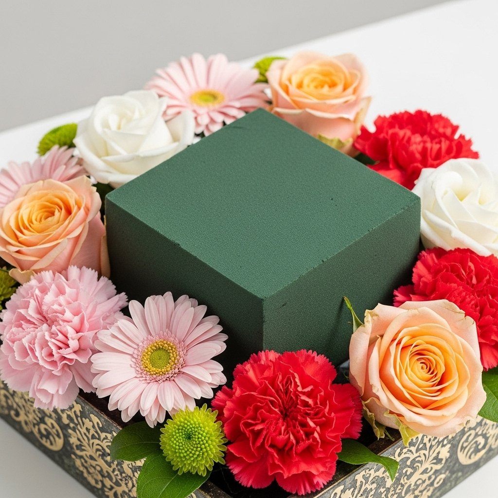 Arreglo floral con esponja Vidaflor